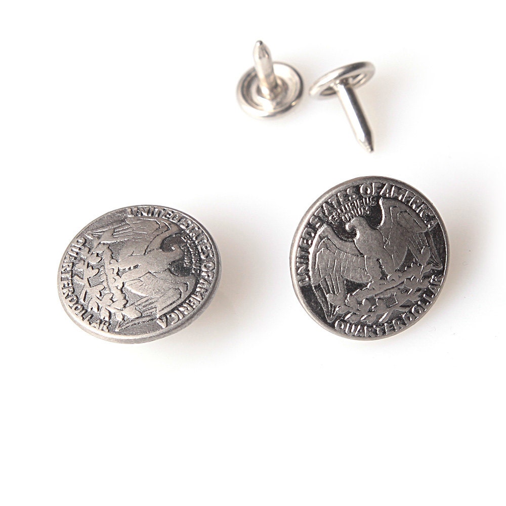 10 sets 20mm buttons denim No Sew jeans tack metal buttons