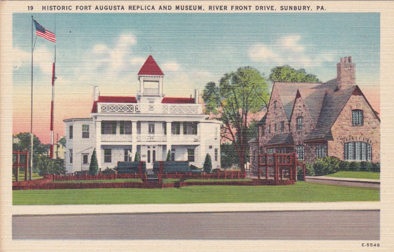 Historic Fort Augusta Replica and Museum by postcardsofthepast