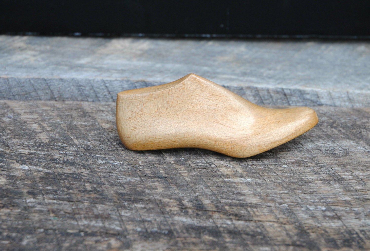 Vintage Wood Shoe Form Small Salesman's Sample