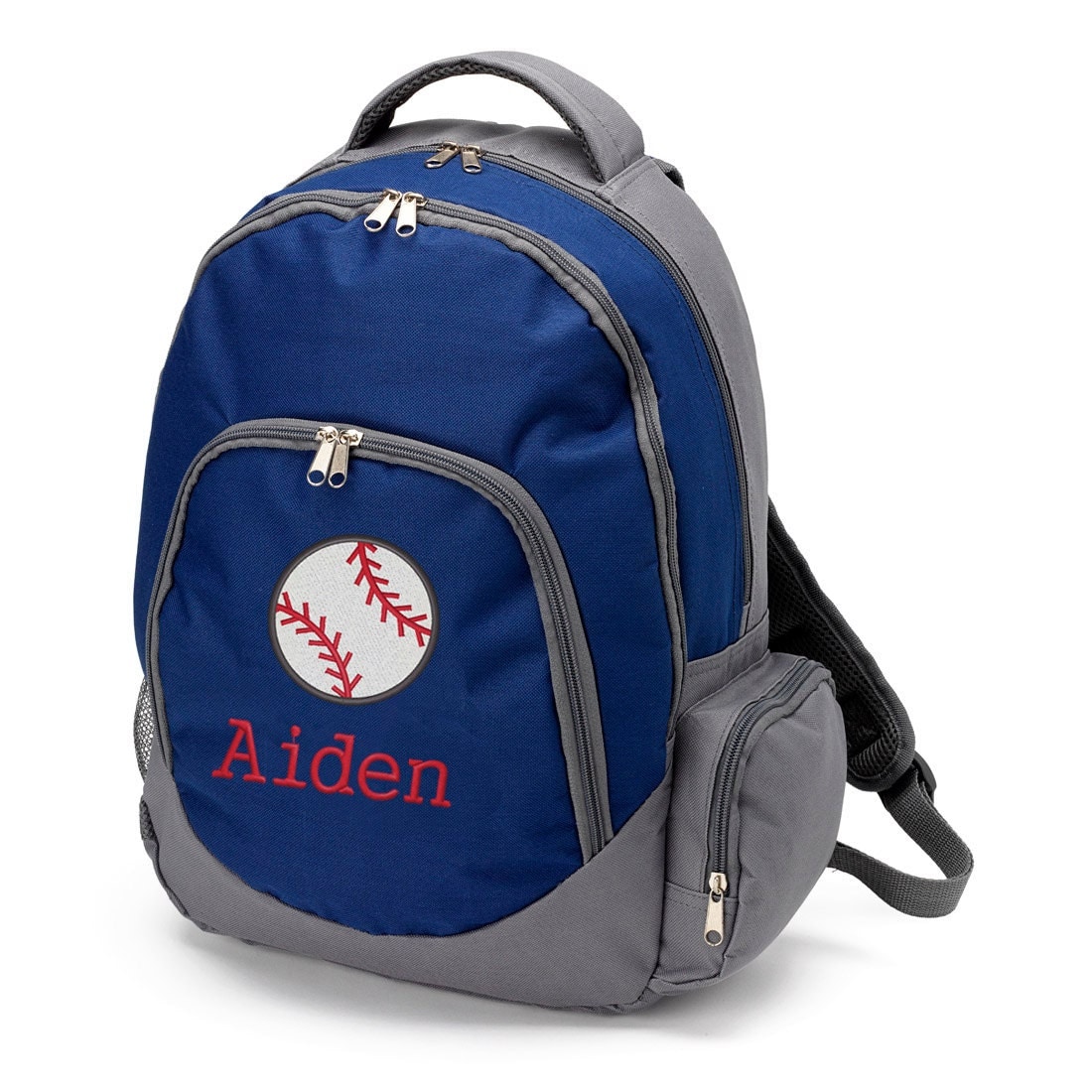 Personalized backpack for boys baseball backpack Monogram