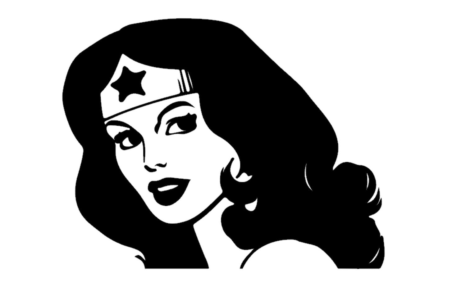 Download Wonder Woman Vinyl Car Decal by DessicaDupin on Etsy