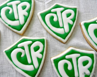 CTR Shield Decorated Sugar Cookies- Cookie Favors (#2357)
