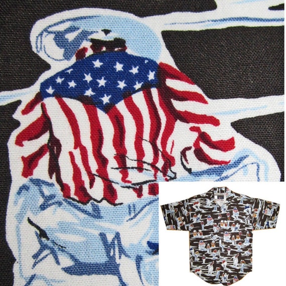 american flag cowboy shirt