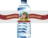 100 Photo Graduation Water Bottle Labels - Waterproof Self Stick Labels Il_170x135