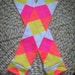 Baby Girl Leg Warmers Pink Orange Argyle