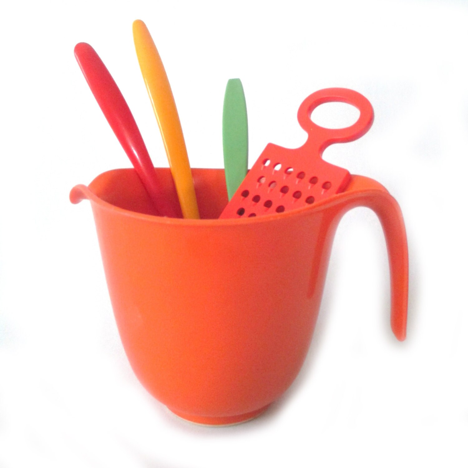 Vintage Rubbermaid 6 Cup Handled Measuring Mixing Bowl with