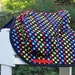 Ready To Ship - Rainbow Daisy Close Contact PONY Saddle Pad and Cover SET