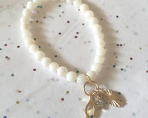 Nacimiento Piedra Joyas Plata De Ley, Wish Bone Charm