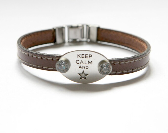 Engraved Bracelet, Women Leather Bracelet, Message bracelet, zen bracelet, quote bracelet, women gift, women bracelet, friend gift