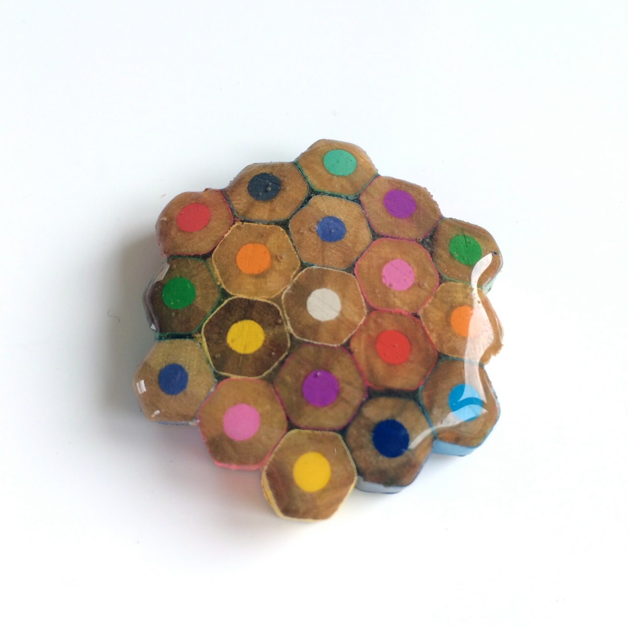 Colouring Pencil Brooch by RubyBijou on Etsy