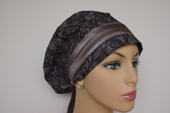 Woman Euro Surgical Cap Butterfly Carnival Shaded Swirls
