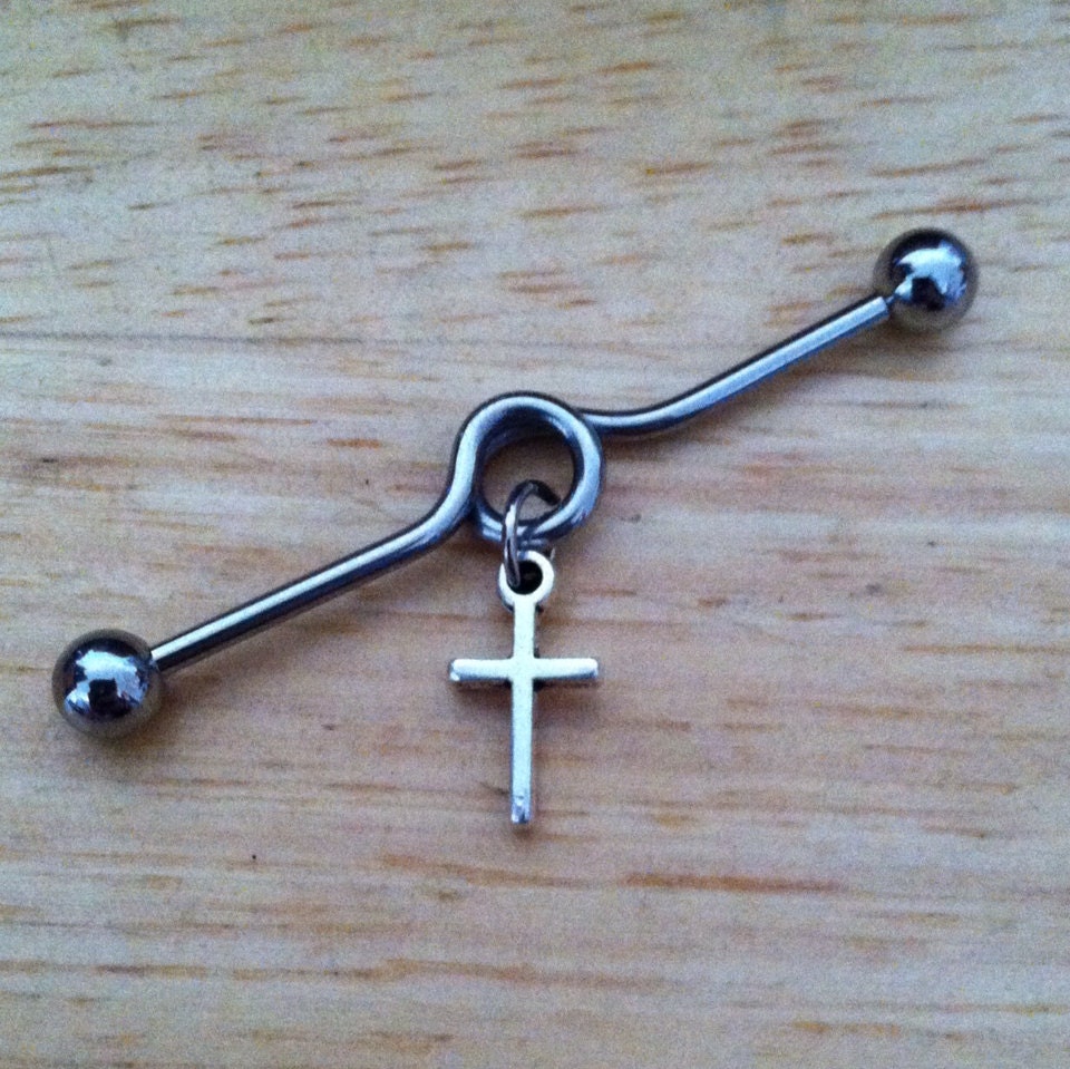 Industrial Barbell Silver Cross Industrial Barbell Cross