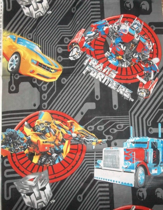 Transformers Optimus Prime Bumblebee Large Design Sewing