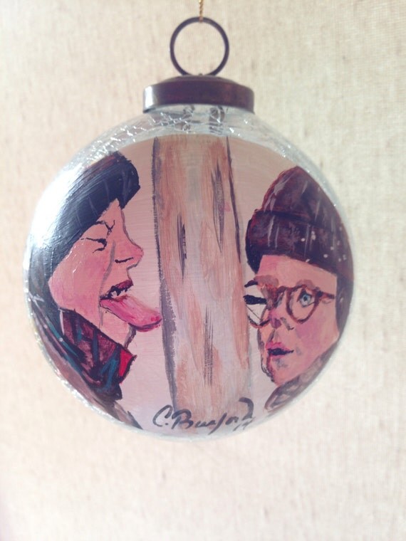 a christmas story hand painted ornament a christmas story hand painted ornament