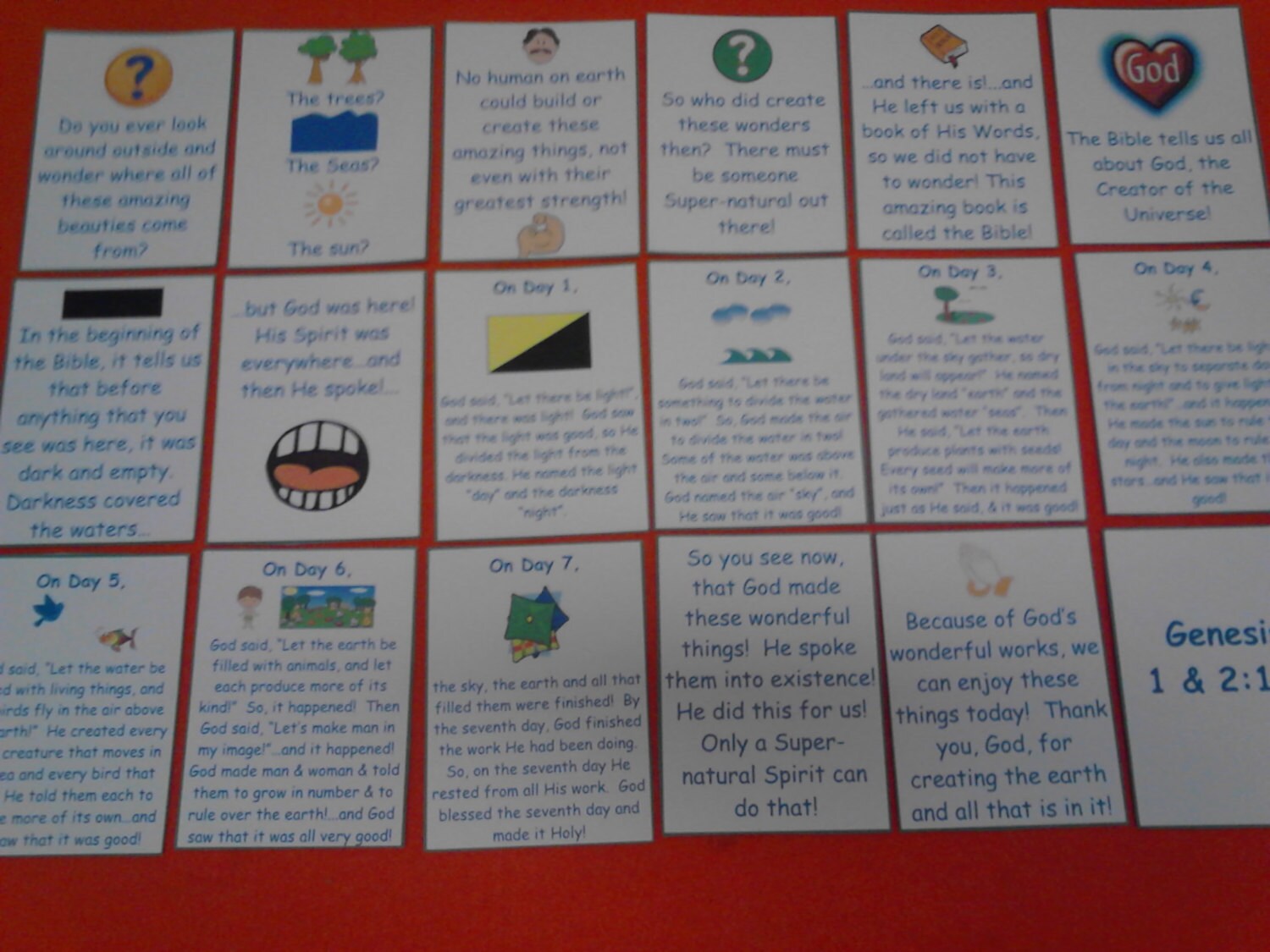 Creation Felt Board Story Bible Stories Christian Kids
