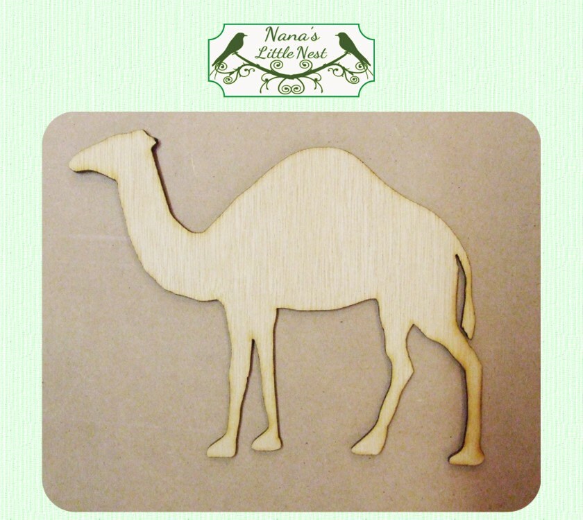 Camel Wood Cut Out Laser Cut