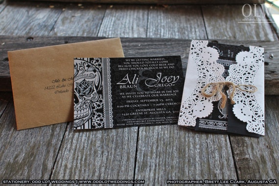 Handmade Halloween Invitations 6