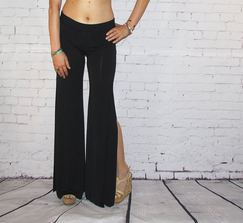 women's pants with side slits