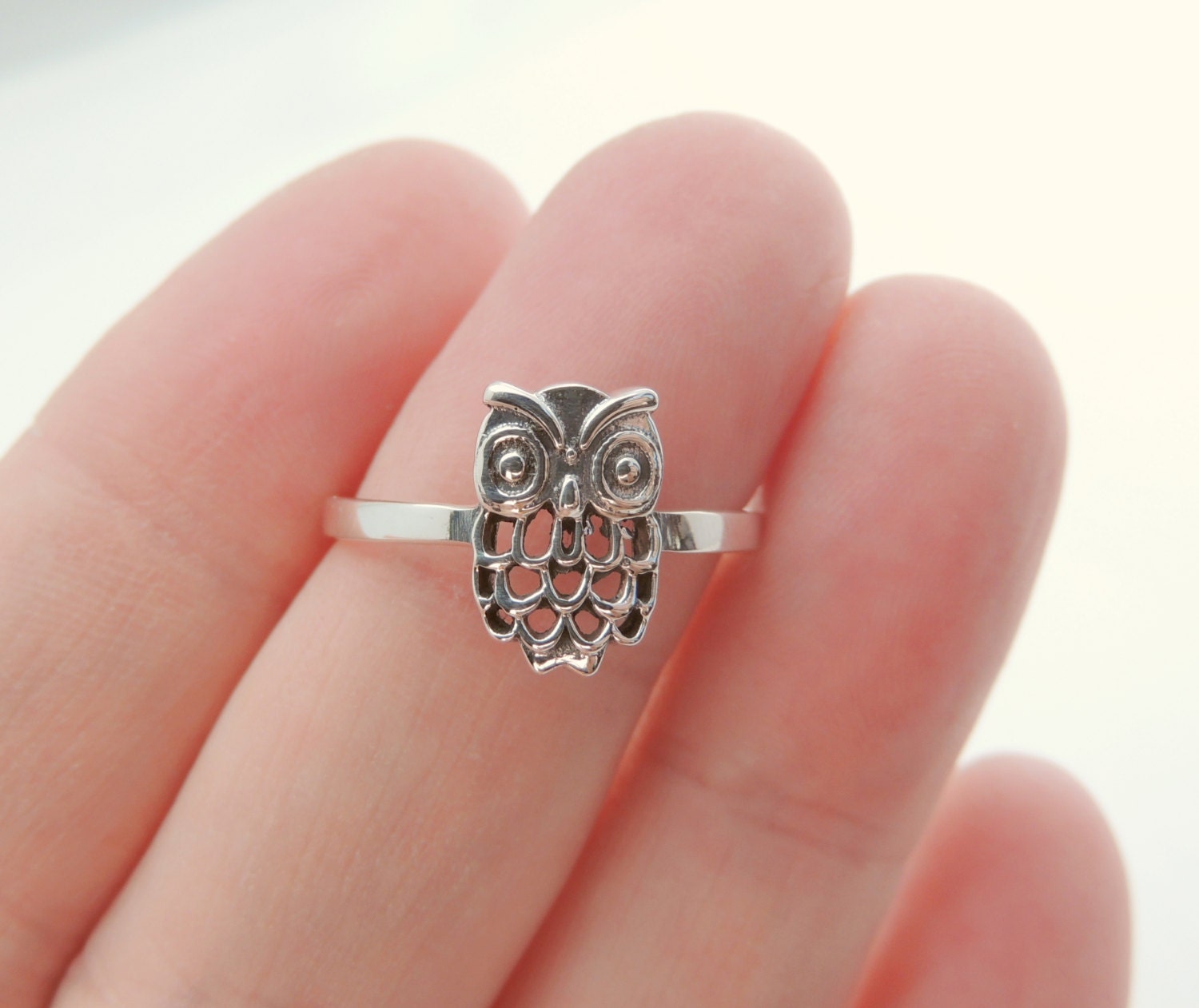 Sterling Silver Owl Ring Jewelry Silver Rings Owl Jewelry