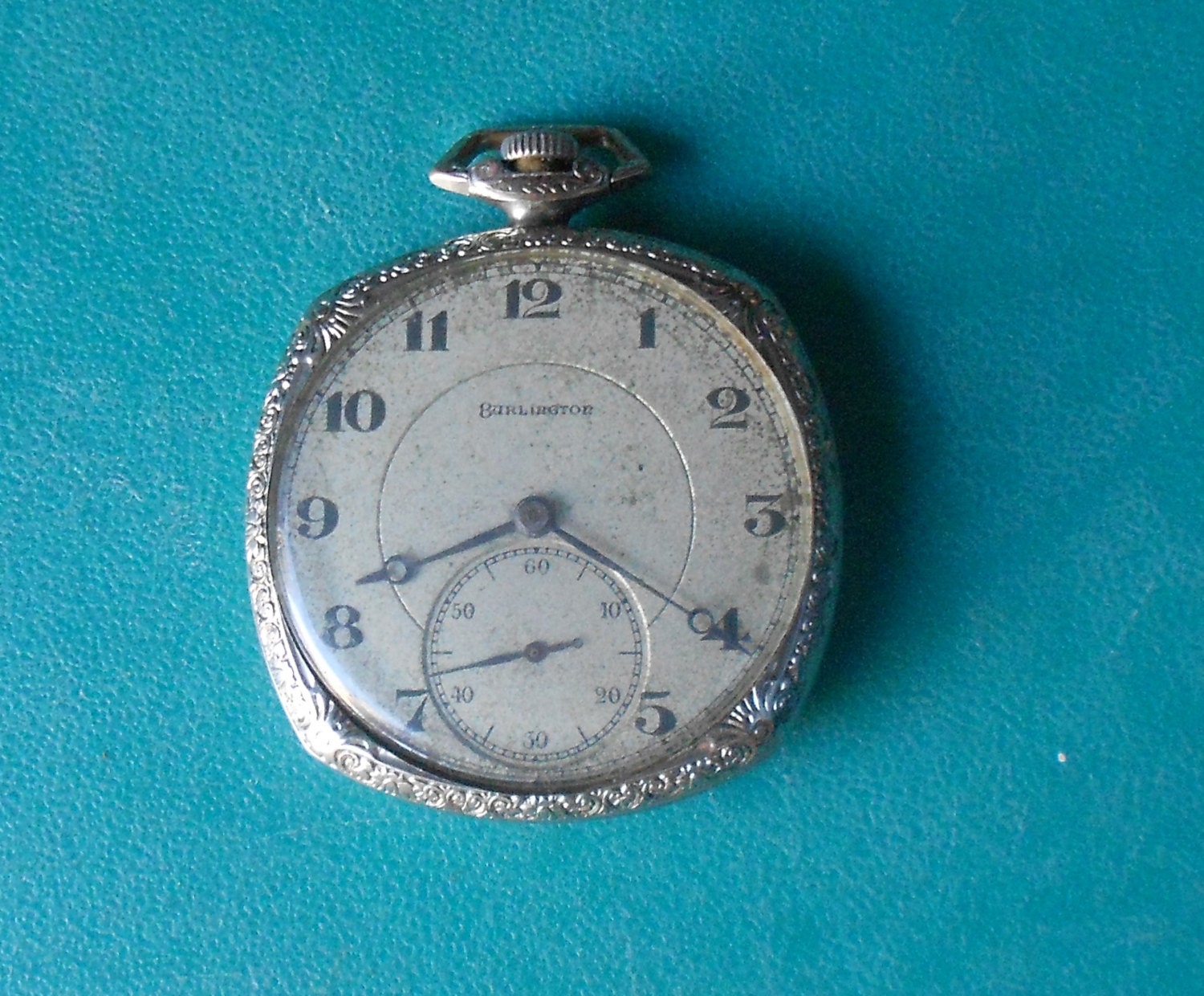 Antique Burlington Gold Filled 21 Jewels Size 12 Pocket Watch