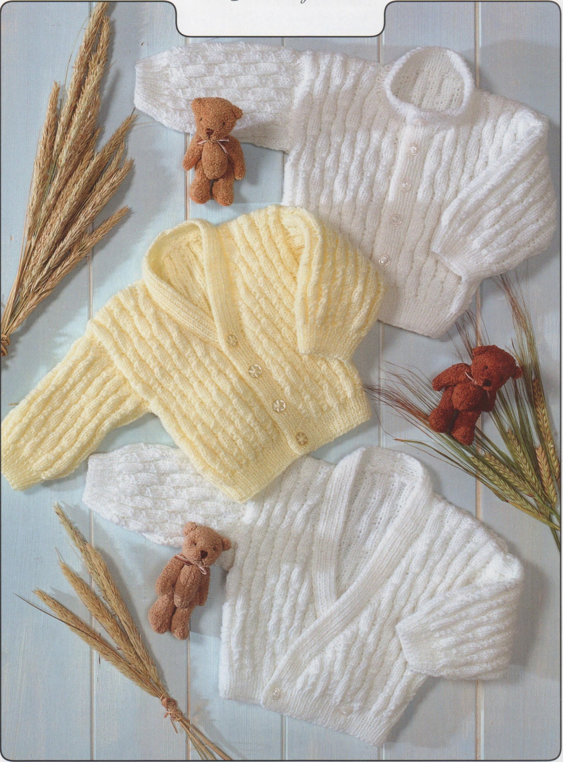 Knitting Pattern Baby cardigan pdf by Surgewithlove on Etsy Baby knitted