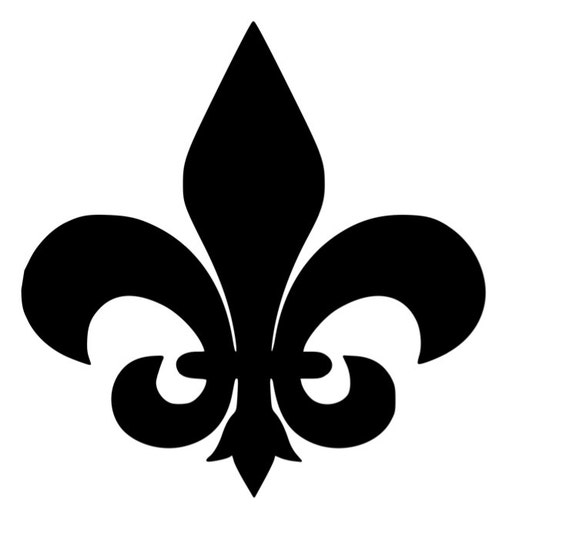 Fleur De Lis Vinyl Decal