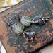 Captured Time Roman Glass and Labradorite earrings by Anvil Artifacts