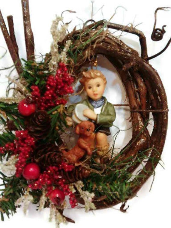 berta hummel upcycled christmas ornament grapevine berta hummel upcycled christmas ornament grapevine
