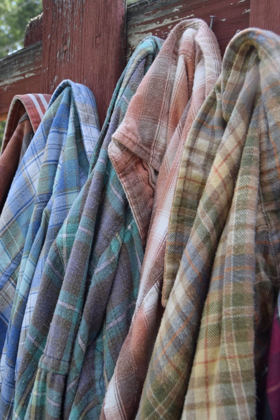  Etsy - Vintage Flannel