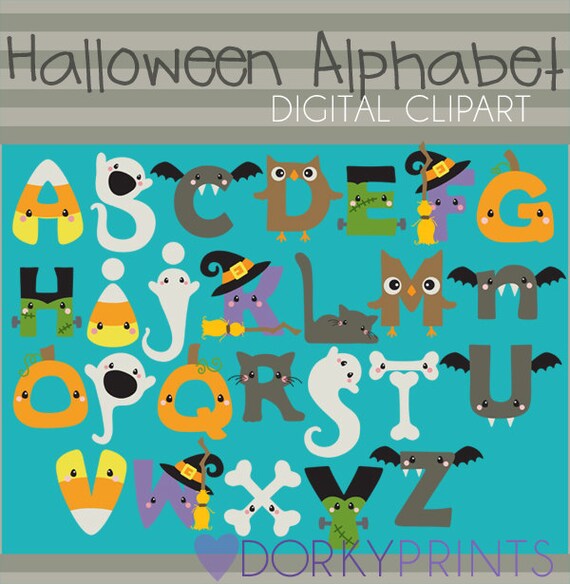 halloween alphabet clipart - photo #9