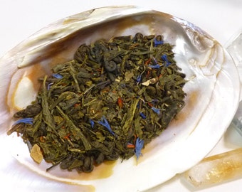 Tea Sample - Wonders - Green loose leaf tea - Blueberry Guava