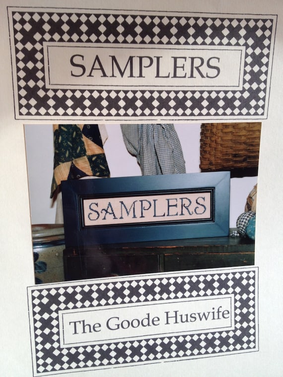 The Goode Huswife 'Samplers' cross stitch pattern