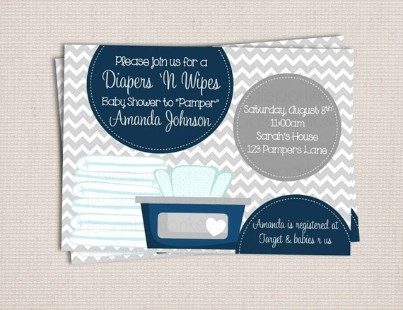 diaper and wipes baby shower