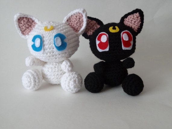 Amigurumi Sailor moon inspiriert hakeln kleine Luna oder