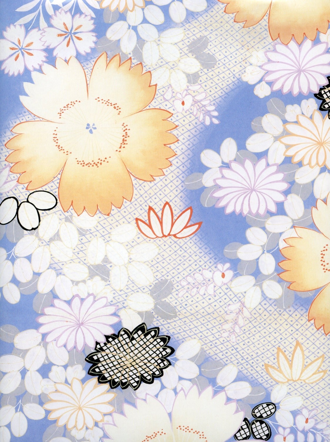 Japanese Design PAPER Japanese Gift Wrap Kimono Design