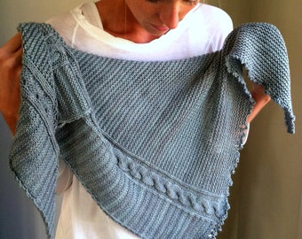 White Dwarf Shawl Knitting Kit - Contains: PDF Pattern and One Skein Orion Yarn in Colorway of Choice
