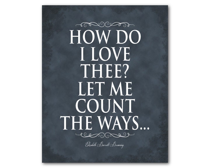 How do I love thee Let me count the ways by SusanNewberryDesigns