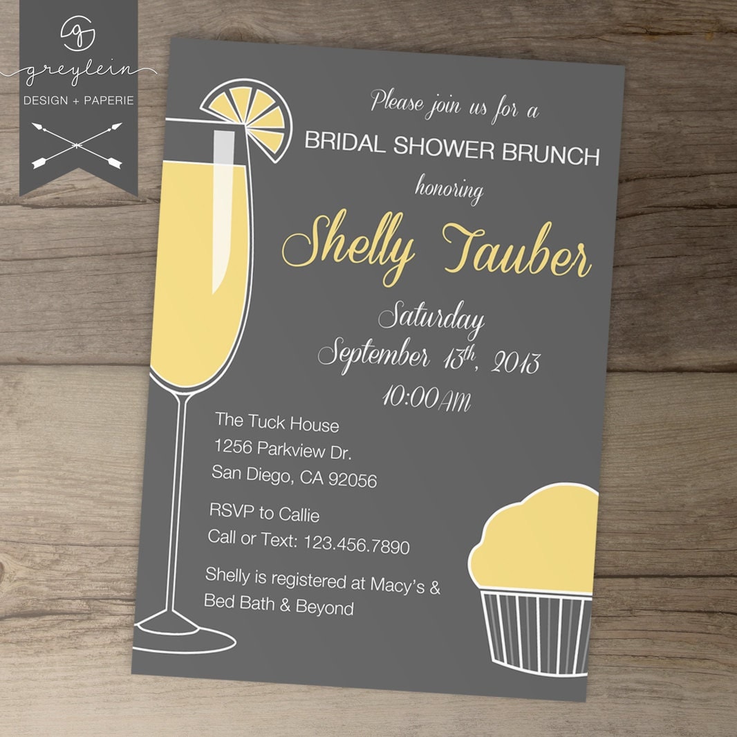 Bridal Shower Brunch Invitations 7