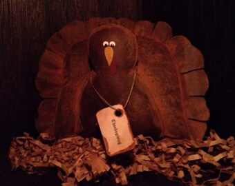 Thanksgiving Turkey large bowl filler / tuck