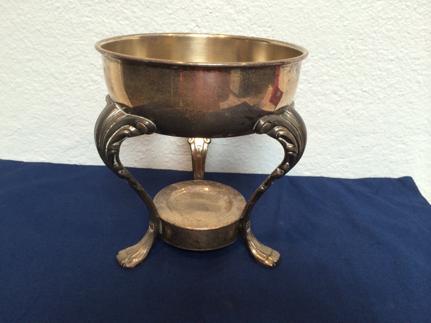 Vintage Silver Coffee/Tea Warmer, Carafe Holder Stand Haute Juice