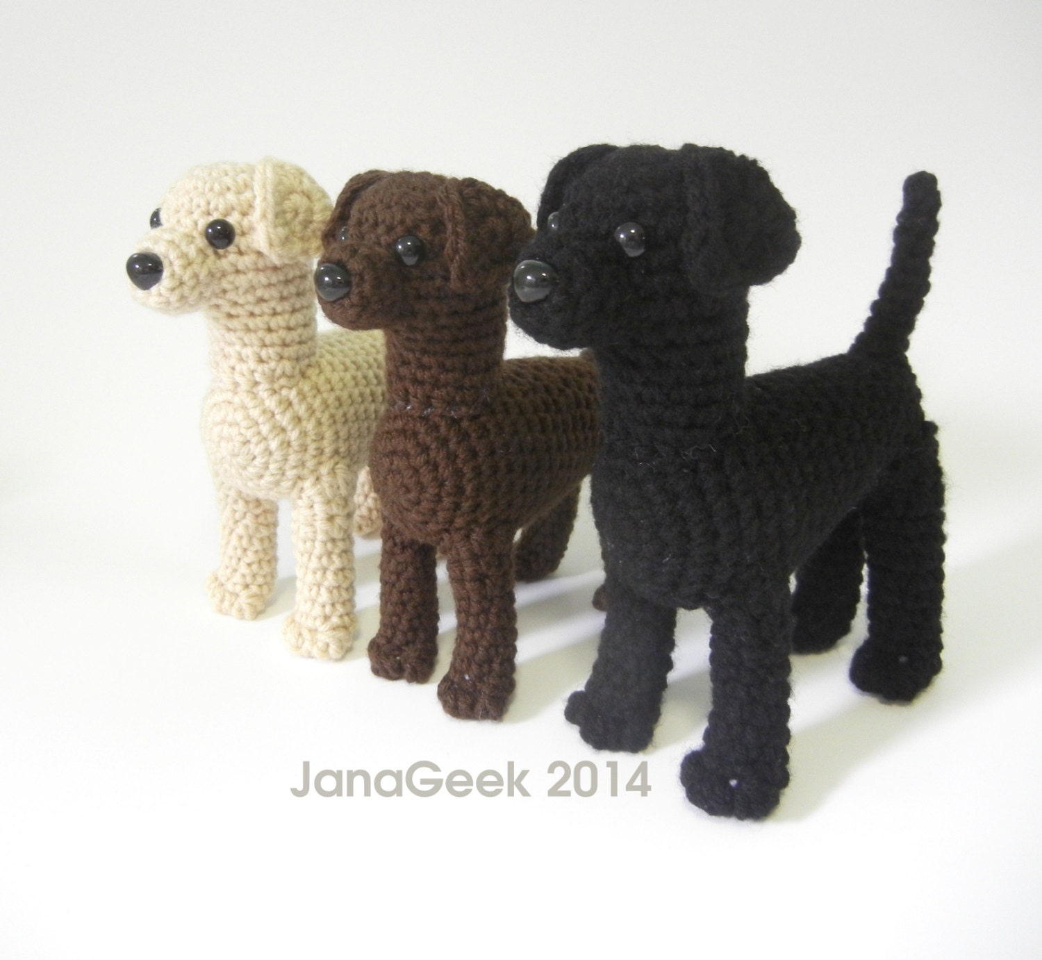 Labrador Puppy Dog Amigurumi Crochet Pattern