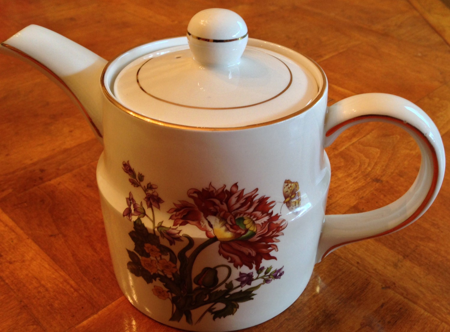 Ellgreave Pottery English Ironstone Teapot Haute Juice