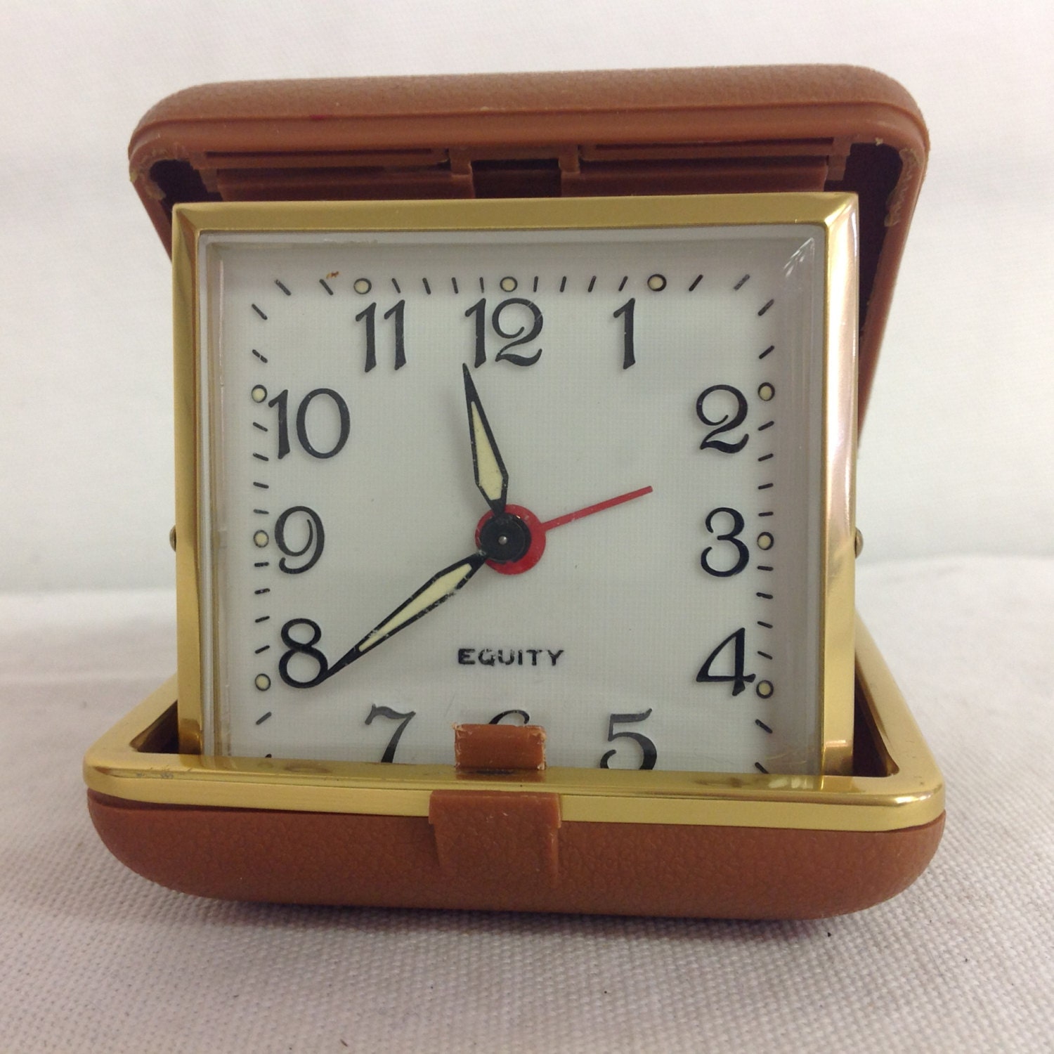 equity travel alarm clock vintage