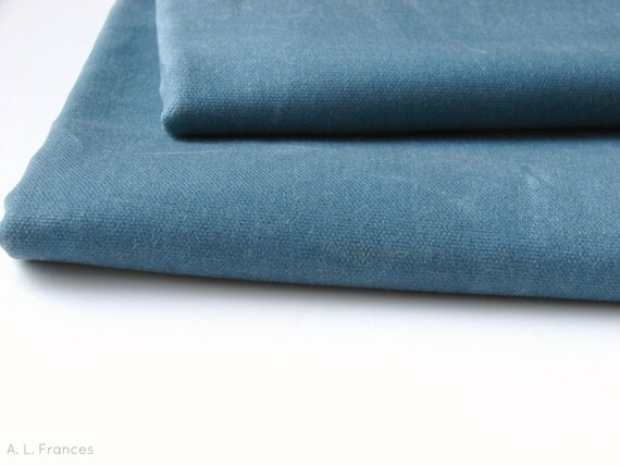 wax yard canvas Canvas 59 Cotton yard 10oz. Silver  Fabric the Inches Blue wide by