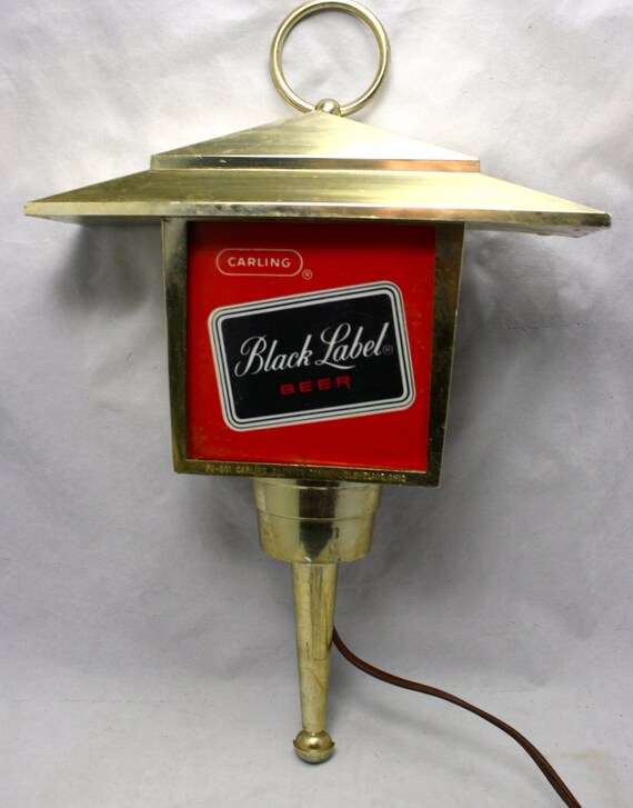 Vintage Carling Black Label Beer Vintage lamp