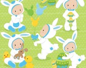 80% OFF SALE easter babies clipart commercial use, vector graphics, digital clip art, digital images - CL644 Il_170x135