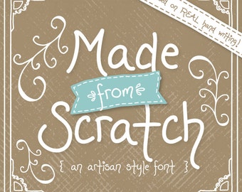 Font Download Made From Scratch Hand Written Handwriting TTF True Font Download Made From Scratch Hand Written Handwriting TTF True