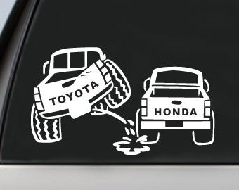 Pissing on honda sticker #3