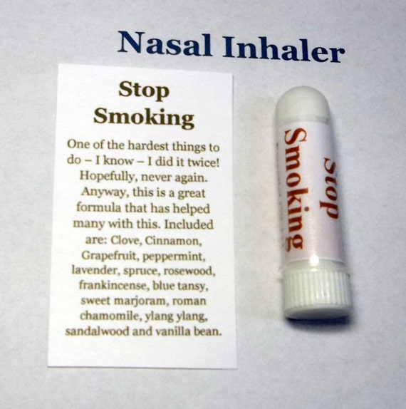 Stop Smoking Blend Essential Oil Nasal Inhaler by HerbPillows