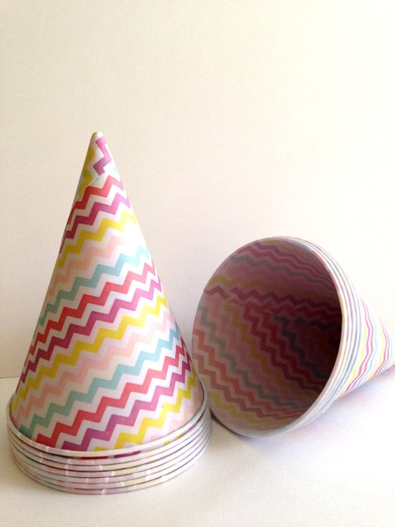 Snow Cone Paper Cups chevron Party Snack cups Buffet supplies
